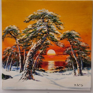 윤경식화백 유화그림