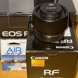 캐논 RF 50mm f1.8 단렌즈 (정품등록 X)