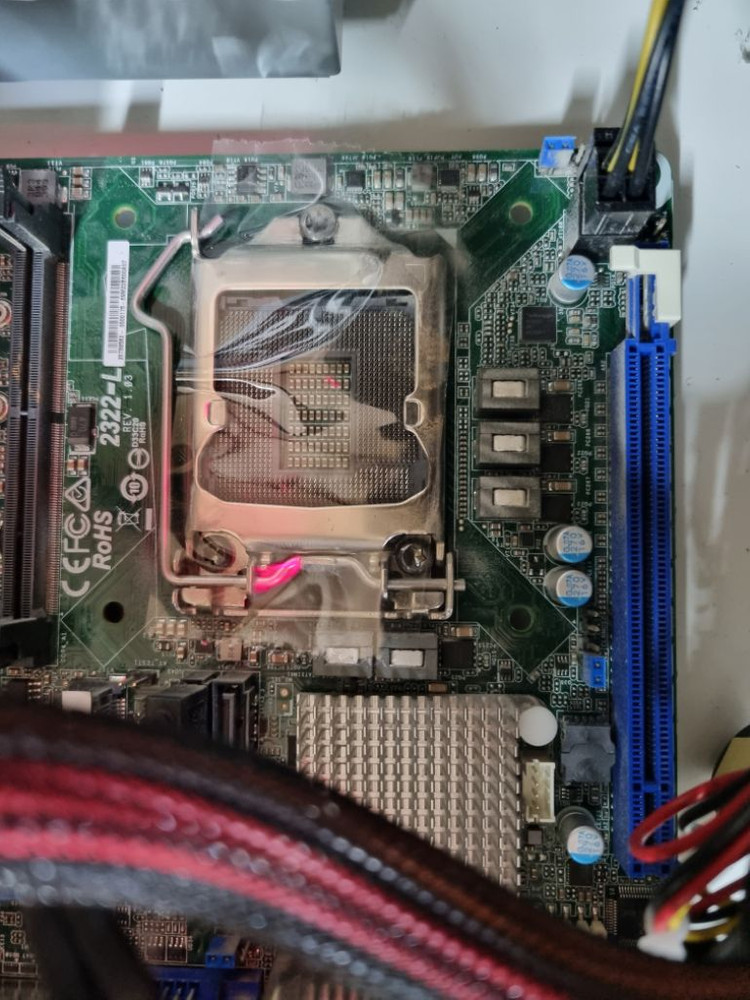 미니ITX 케이스 + h310보드 정격파워 데스크탑 이미지