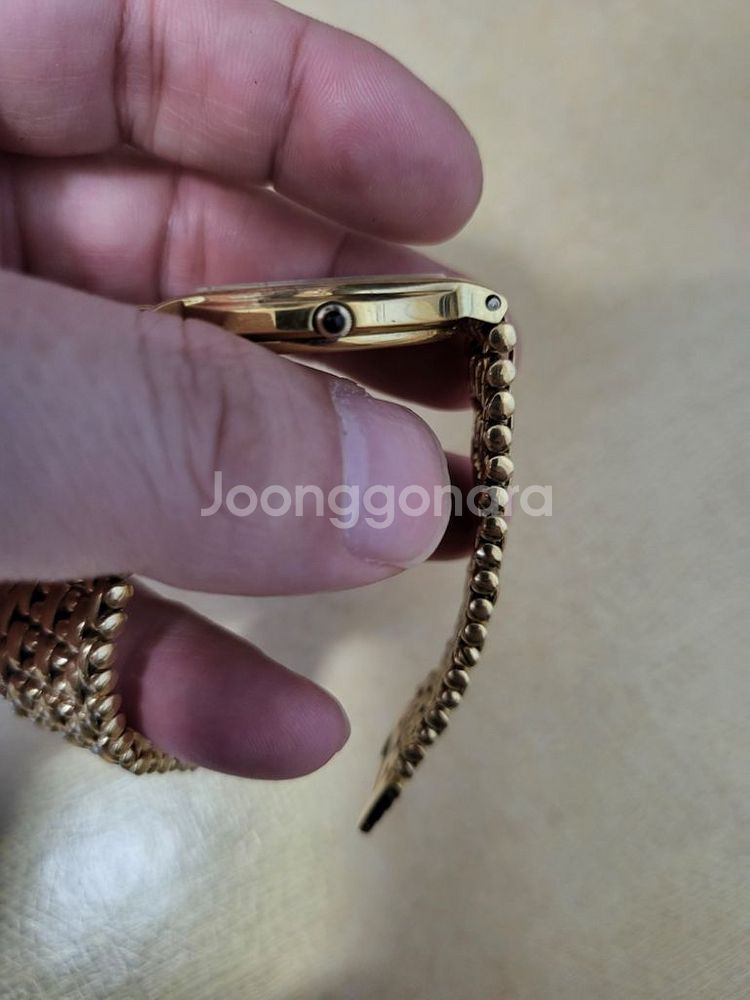 로만손 금장다이아시계--3