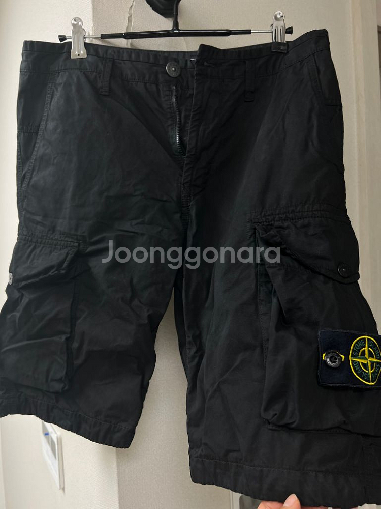 백화점) 스톤아일랜드 카고 데님 반바지 (29~30)--0