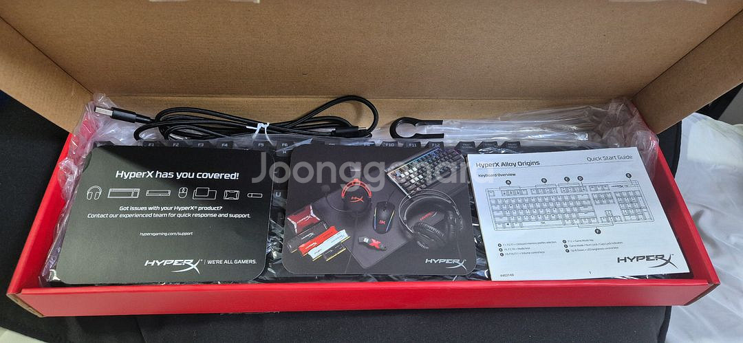 HyperX Alloy Origins 풀배열 적축 +--6