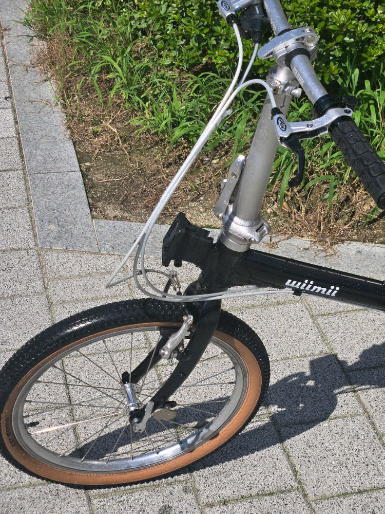 위미바이크 8x 접이식 자전거 + 정품프런트가방--2