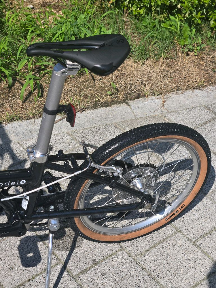 위미바이크 8x 접이식 자전거 + 정품프런트가방--3