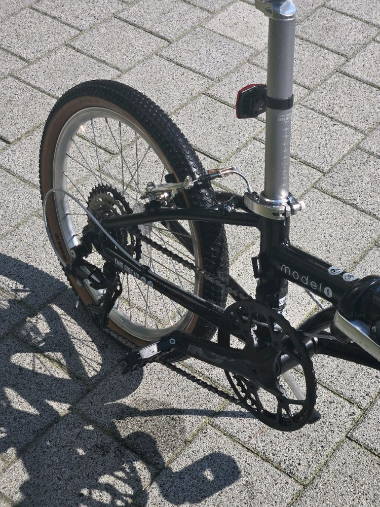 위미바이크 8x 접이식 자전거 + 정품프런트가방--4