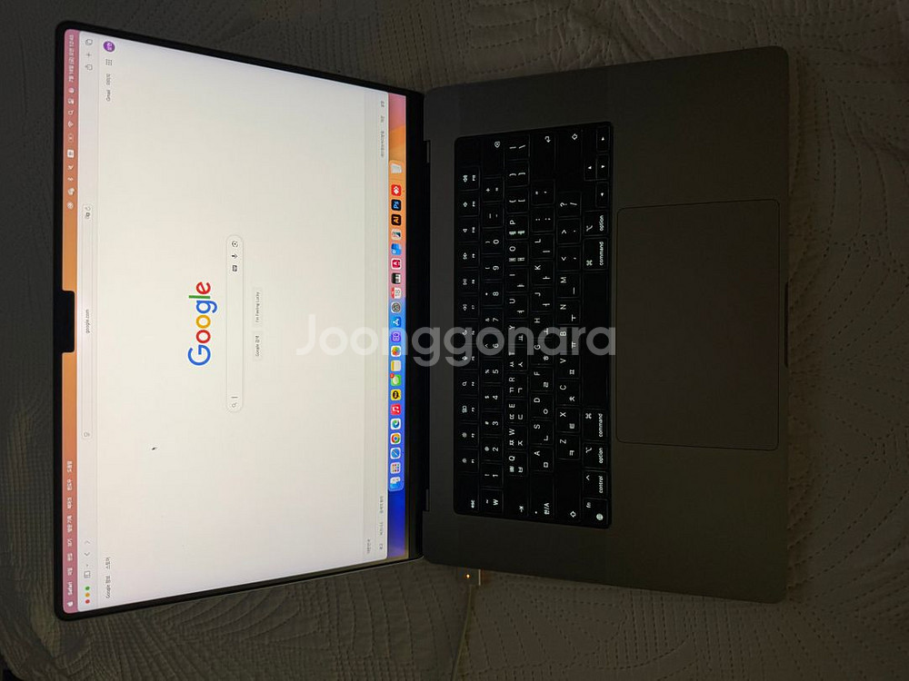 맥북 프로 M1 16인치 16gb 512gb 배터리고장--3