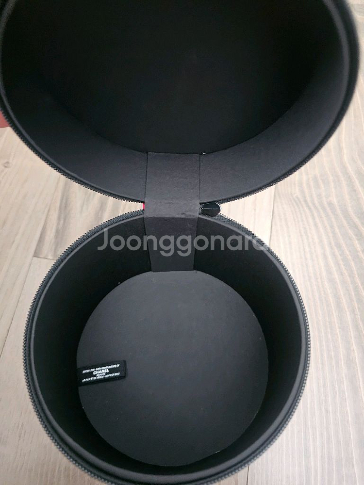 정품) 샤넬 원통 파우치 레드--3