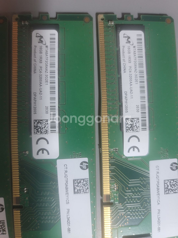 DDR4 16G RAM 마이크론 램16G 32G 64G--1