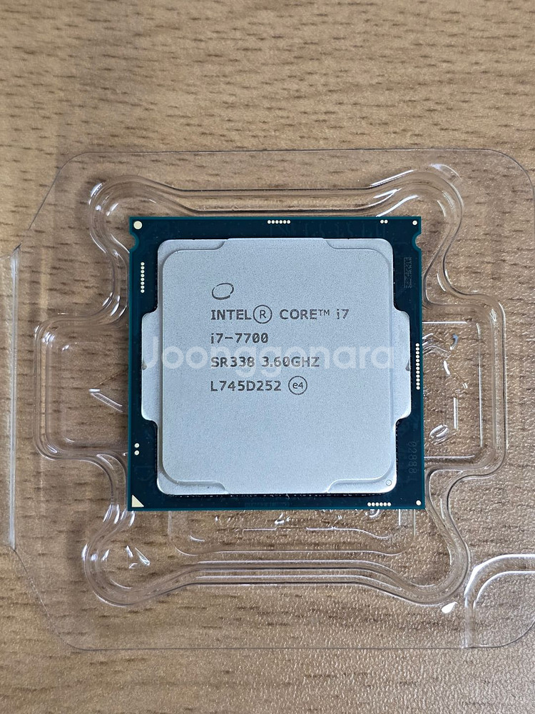 intel i7 7700 CPU 단품 상태굿굿--0