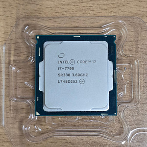 intel i7 7700 CPU 단품 상태굿굿
