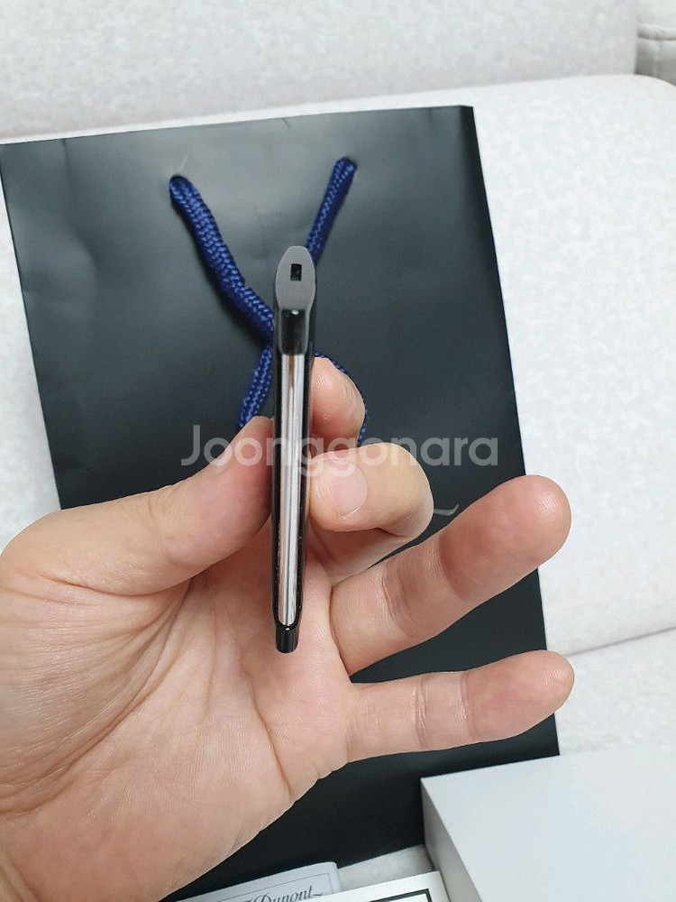 풀세트 듀퐁라이터 슬림7 027742 파리 루프탑 블랙--4