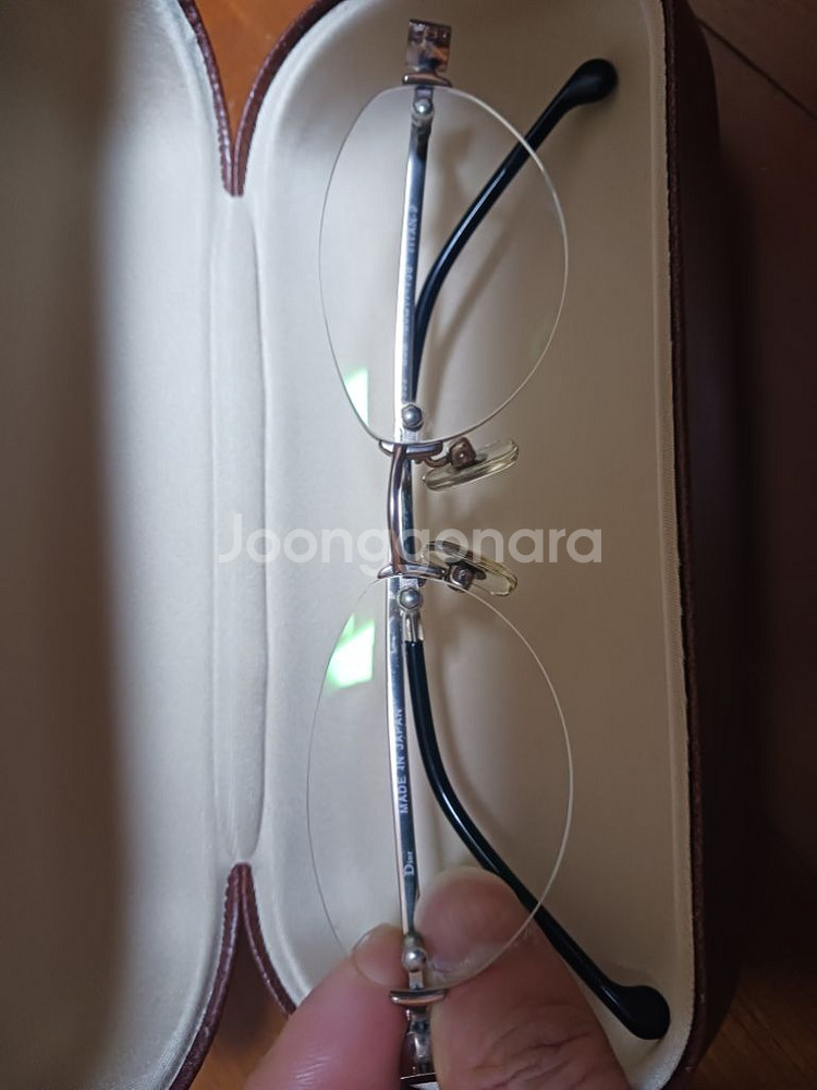디올 무테 안경--1