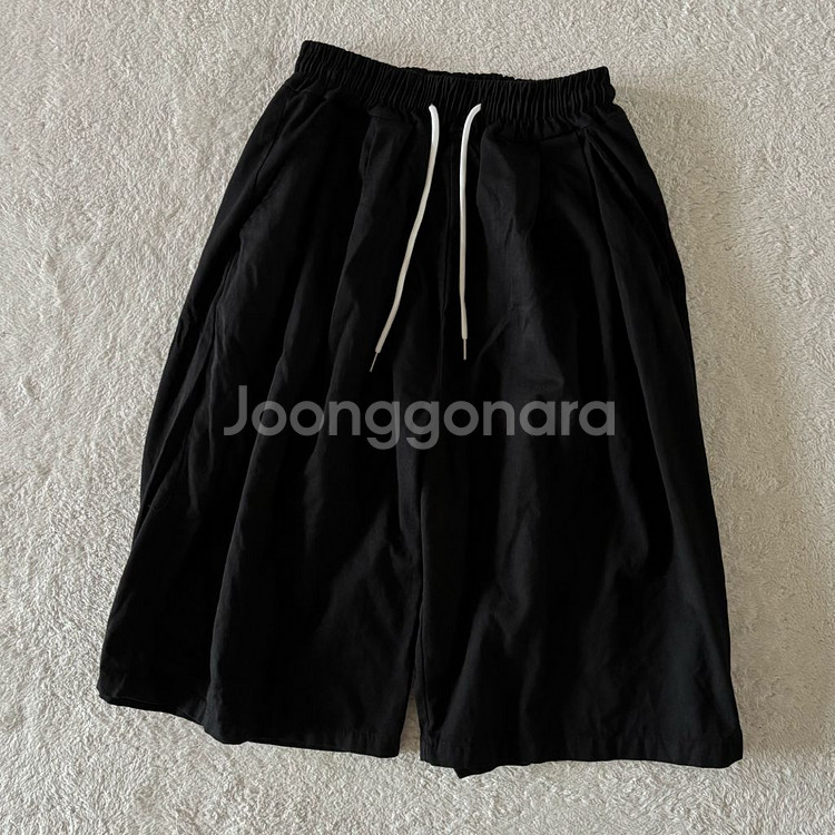 보세 블랙 반바지--0
