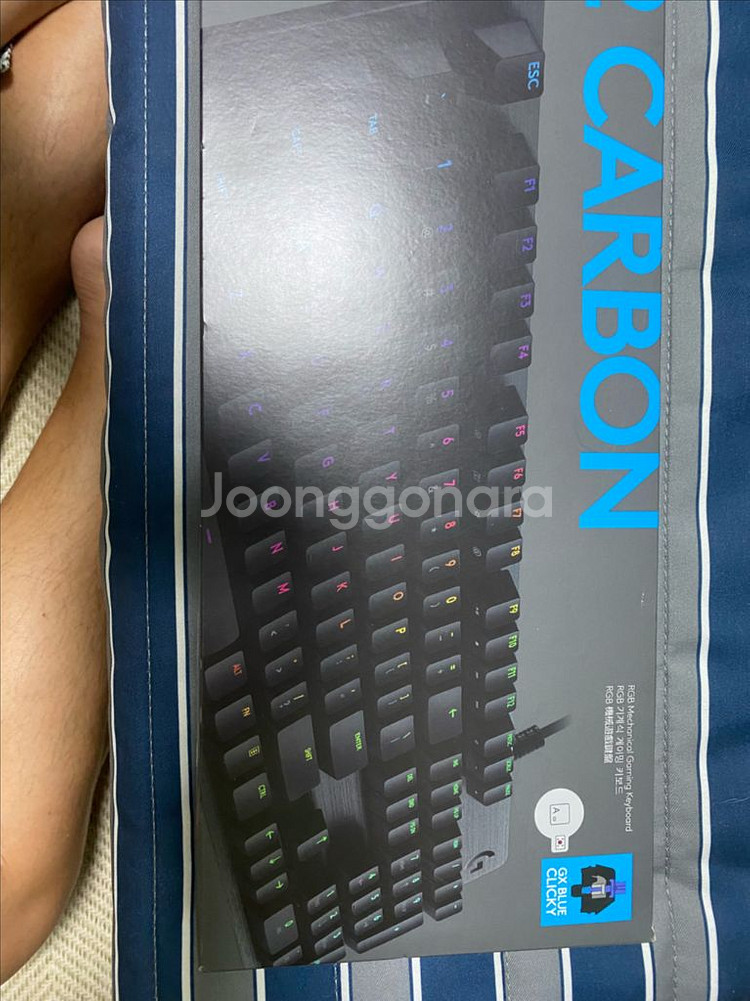 로지텍 g512 기계식게이밍 키보드 청축--0