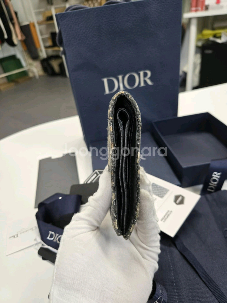 [A급컨디션]디올 오블리크 반지갑--2