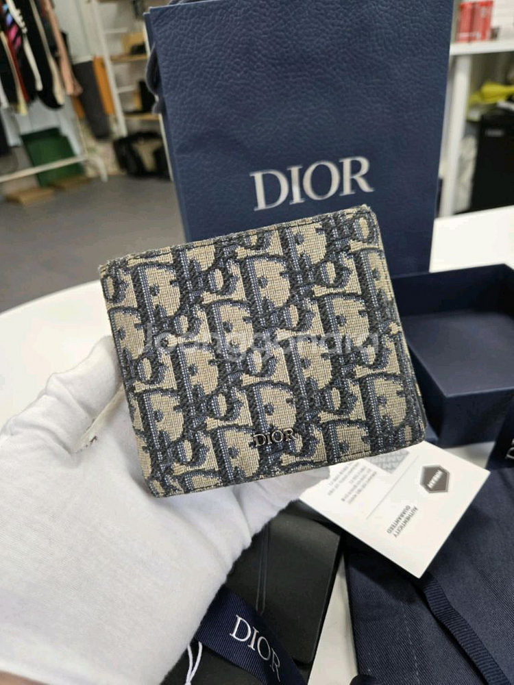 [A급컨디션]디올 오블리크 반지갑--1