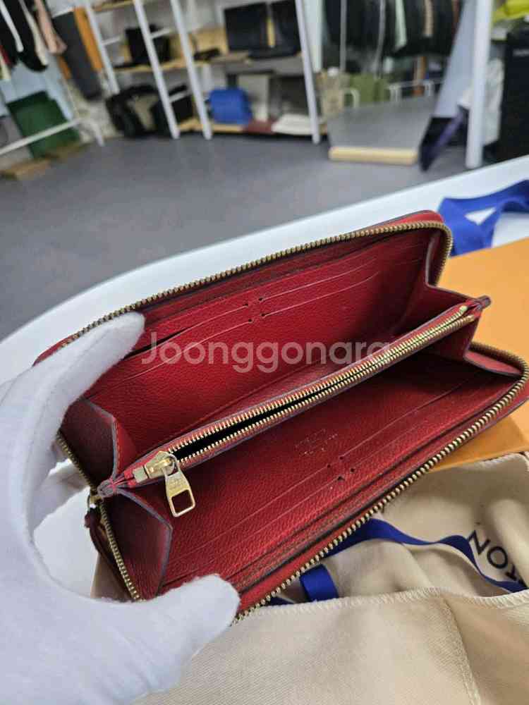 [A급컨디션]루이비통 앙프렝뜨 클레망스 장지갑--4
