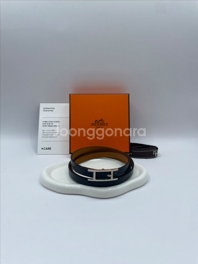 에르메스 비하피 팔찌 더블투어 브레이슬릿--0