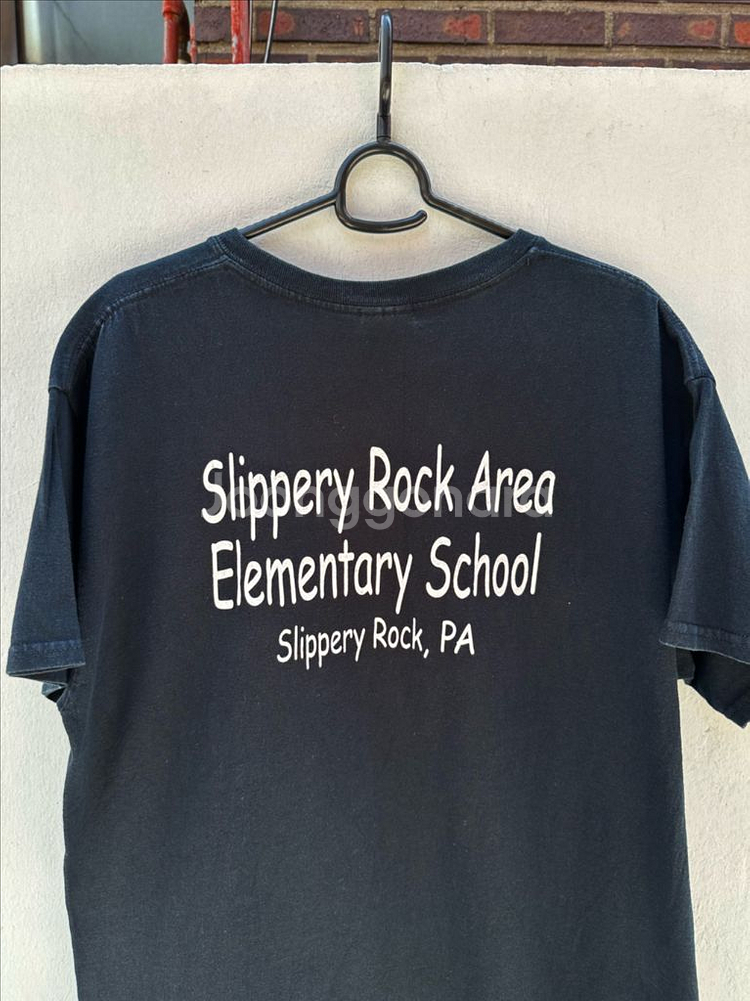 길단 헤비 코튼 빈티지 프린팅 반팔 티셔츠--3