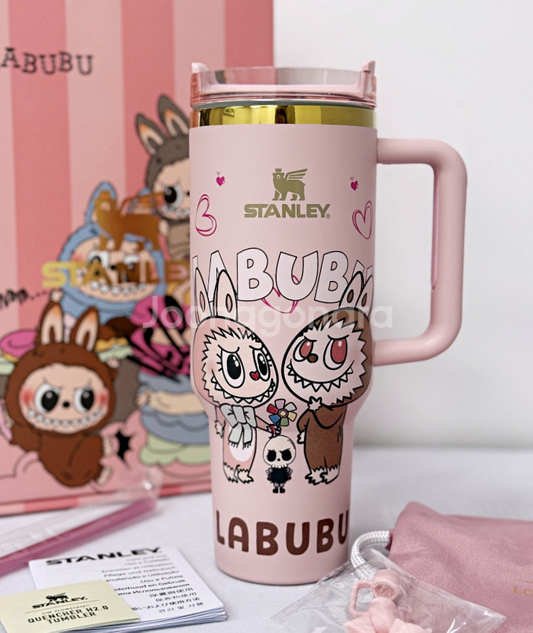 라부부 스탠리 텀블러 대용량1.18L labubu--2