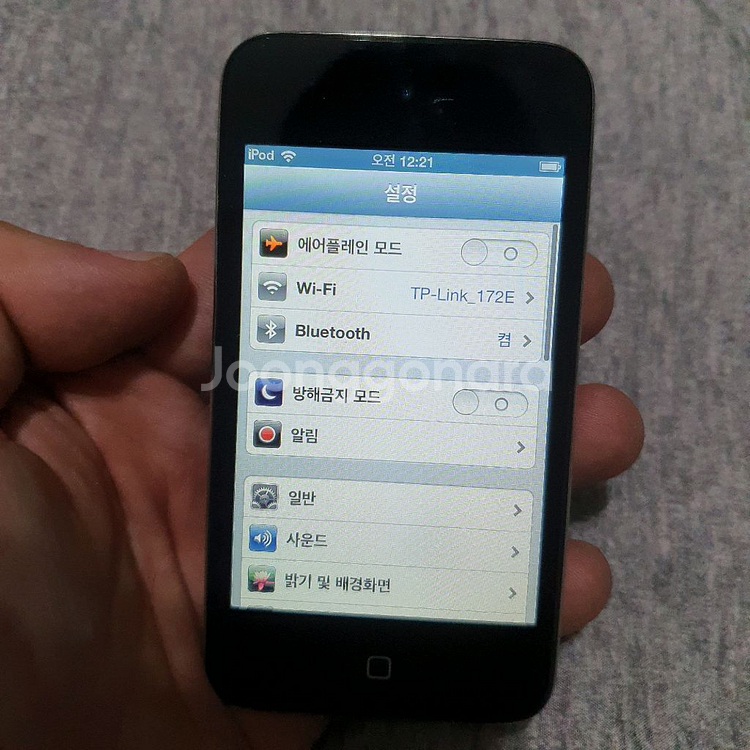 애플 아이팟터치4세대 a1367 8기가--1