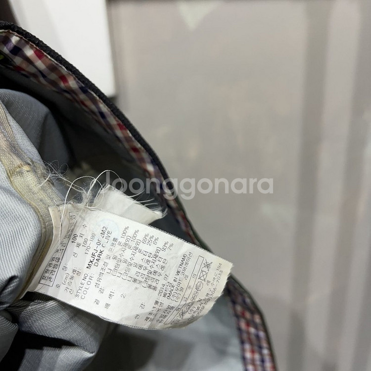 (100) 밀레 등산 아웃도어 바람막이 자켓--4