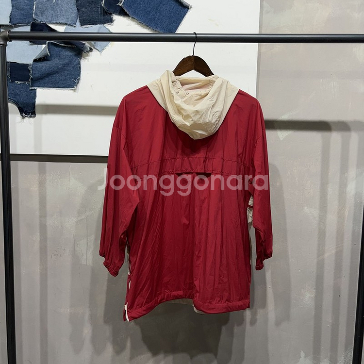 (100) 코오롱스포츠 빈티지 아웃도어 아노락 바람막이--3