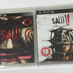 PS3 쏘우 1, 2 세트 유럽판