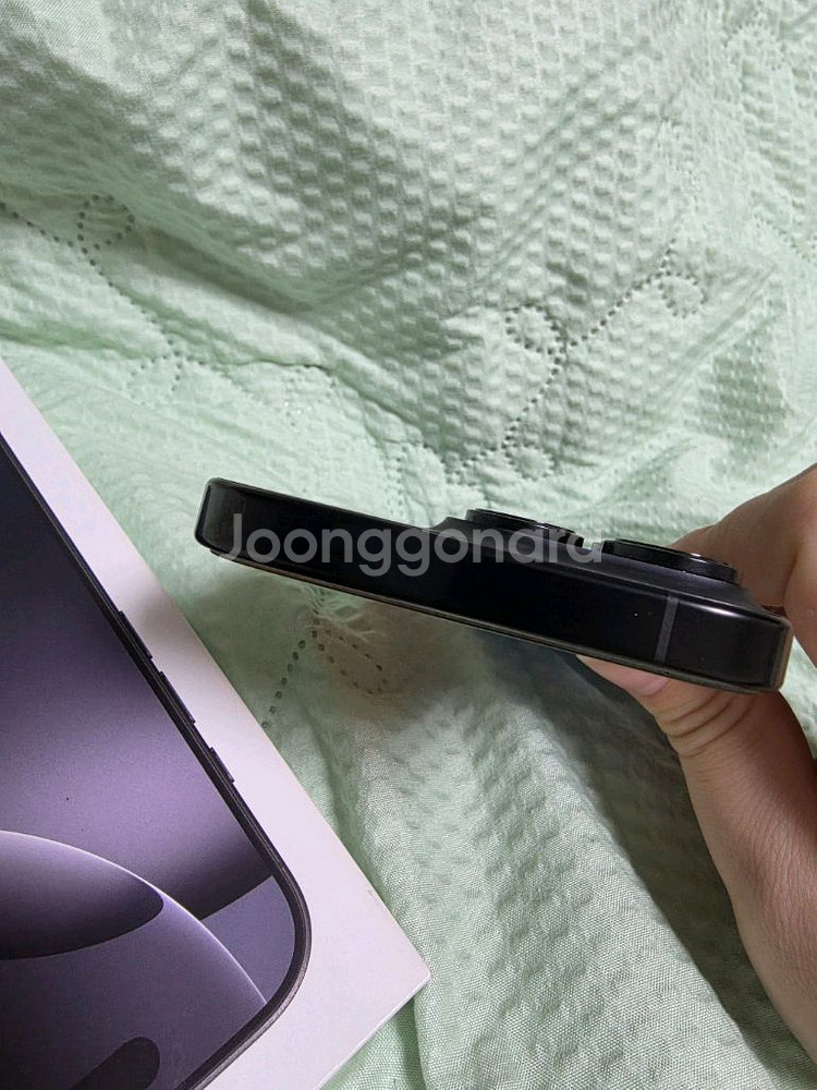 아이폰 16프로 1테라 블랙티타늄 1테라--1