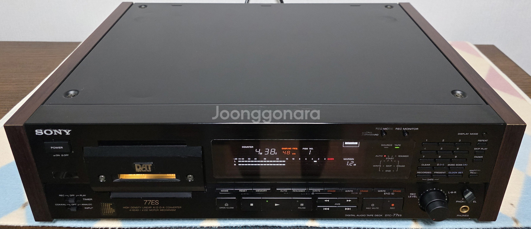 소니 DAT 데크 DTC-77ES 판매합니다--1