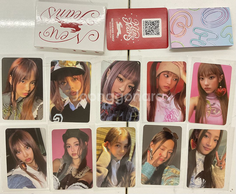 뉴진스 omg 디토 위버스 앨범 포카 일괄--0