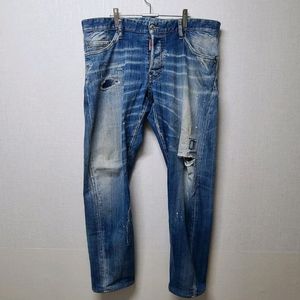 디스퀘어드2 디스트레스 청바지 36
