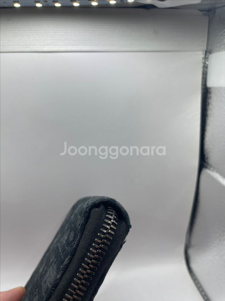 [OS] 디올 오블리크 자카드 지퍼 반지갑--5
