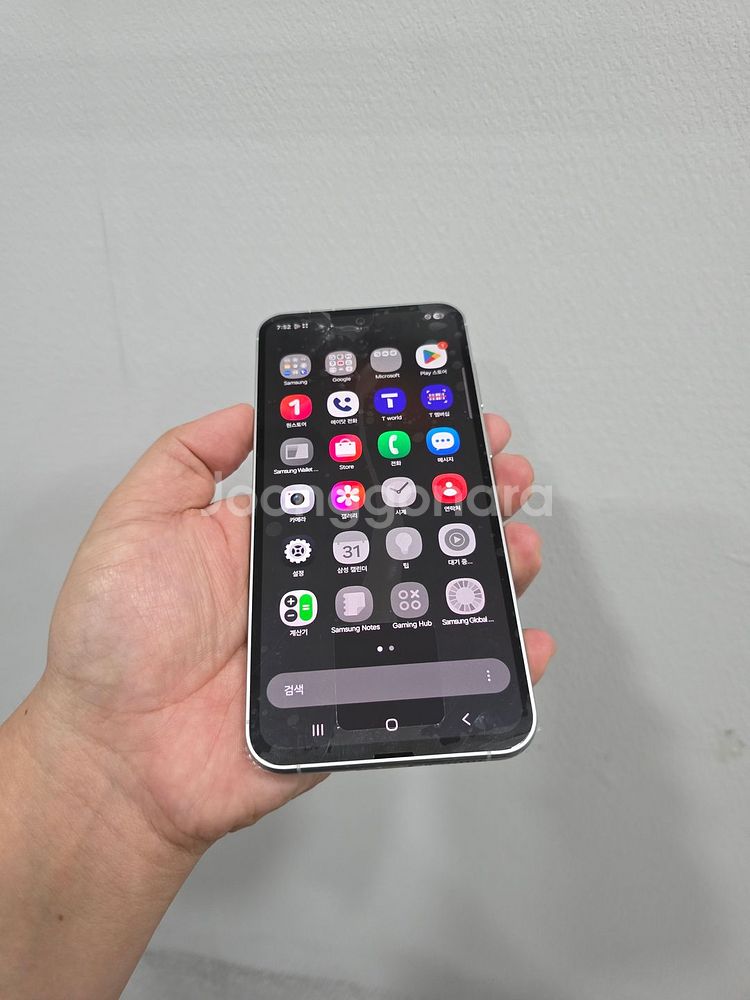 갤럭시 S23FE 화이트 256기가 액정새상품 팔아요~--0