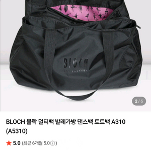 BLOCH 블락 멀티 수납 토트백 / 발레가방 숄더백