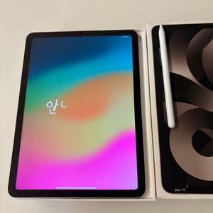 아이패드 에어 5세대 64G/실버 + 신지모루 팬슬