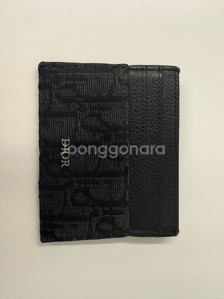 디올 오블리크 카드지갑 [블랙]--1