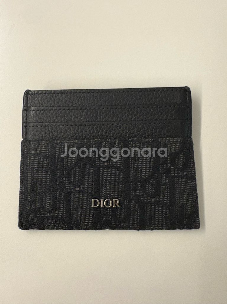 디올 오블리크 카드지갑 [블랙]--0