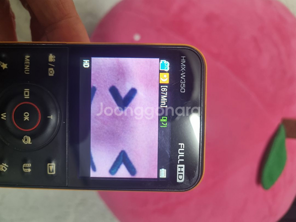 삼성 hmx-w350 미니 캠코더 레트로 디카--1