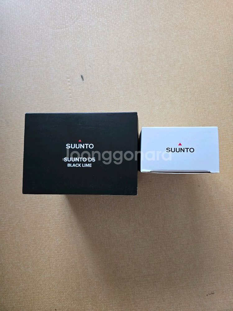 순토 D5 라임/블랙 및 트렌스미터 미개봉--4
