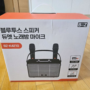 바이칸 듀엣 노래방기기 (충전기,미러볼 포함)