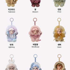 스컬판다 빛의정원 시리즈, 시크릿, 종류별류있어요