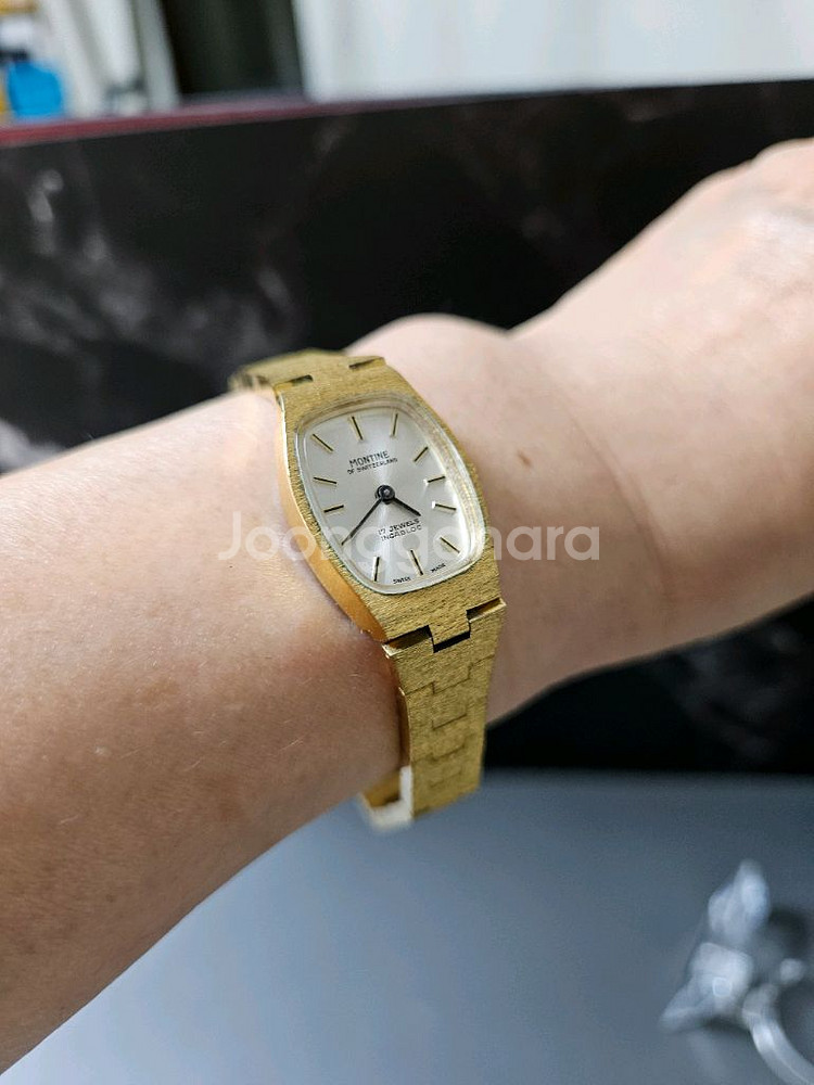 Montine 올금장 여성용 수동태엽 시계/SWISS--4