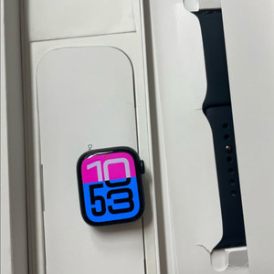 애플워치9 41mm 미드나이트 S급