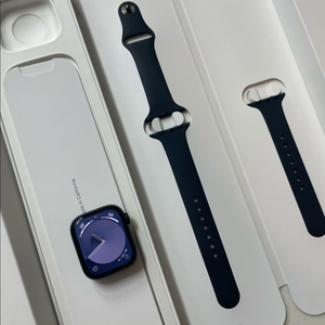 애플워치8 41mm 미드나이트 SSS급