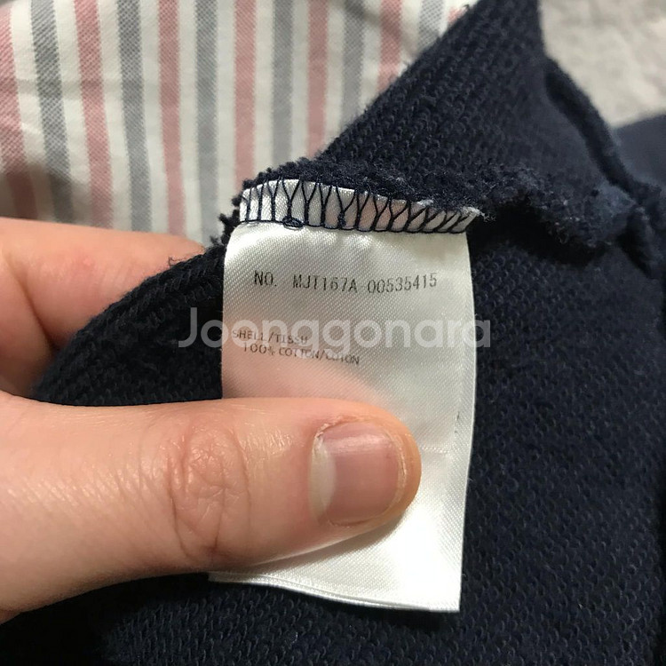 [2][22ss]톰브라운 코튼 사선완장 가디건--5