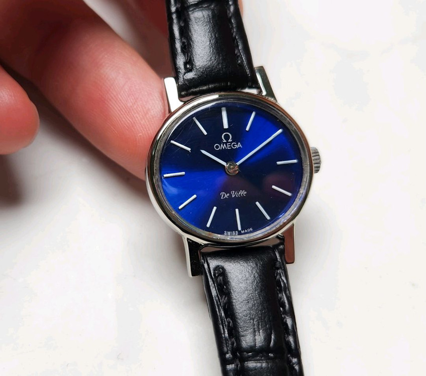 빈티지 오메가 드빌 청판 가로타원형 수동 메커니컬 여성 이미지