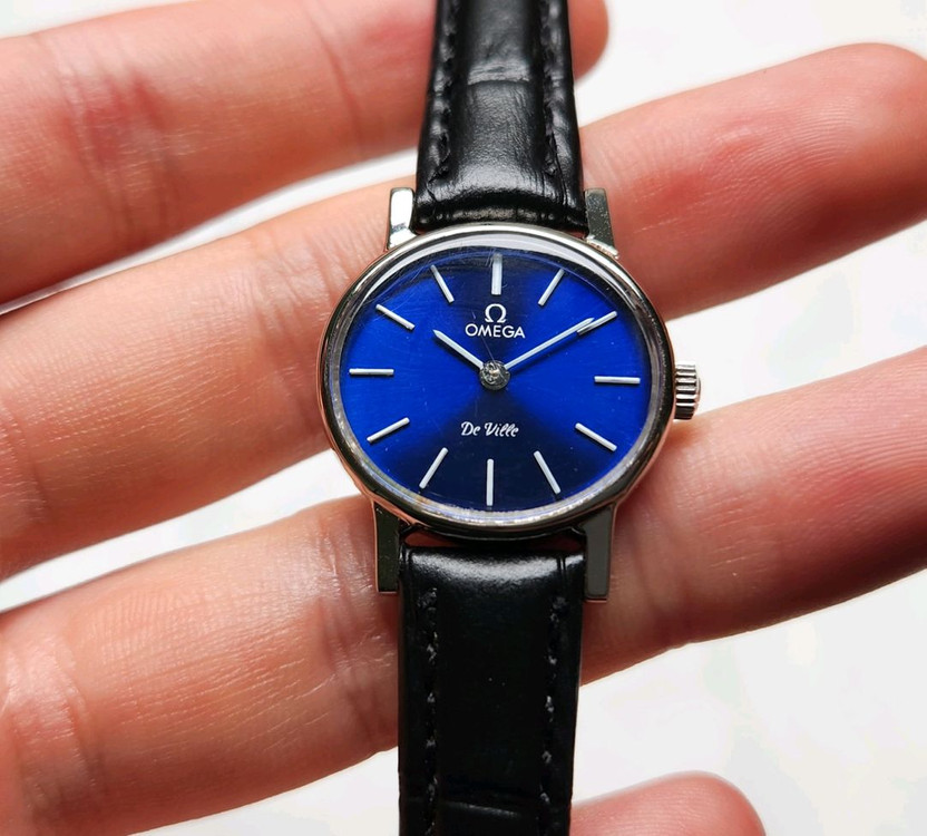 빈티지 오메가 드빌 청판 가로타원형 수동 메커니컬 여성 이미지