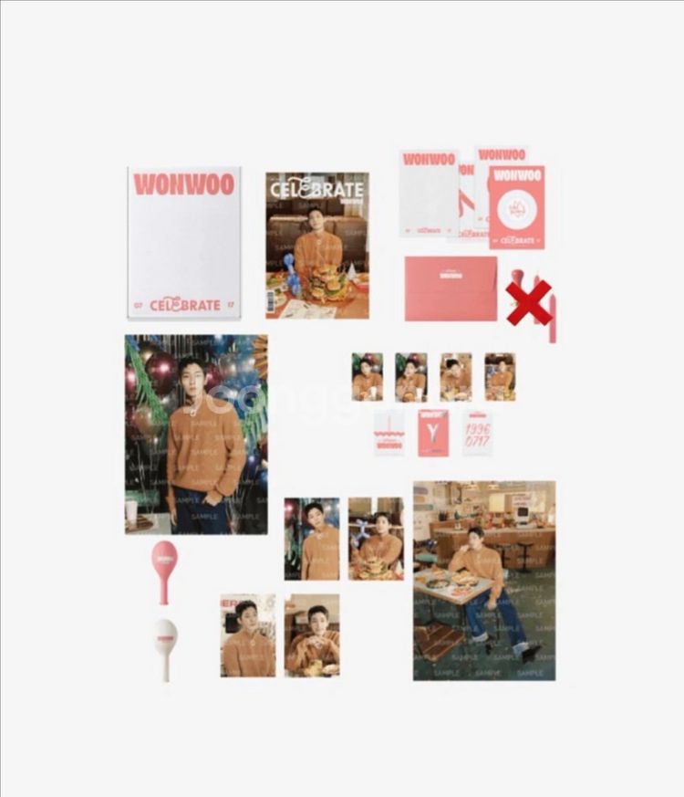 세븐틴 원우 생박 생일박스 ver.3 풀구성 양도--0