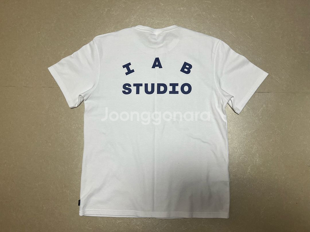 [L]아이앱 스튜디오 반팔티셔츠 화이트--1